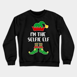 I'm The Selfie Elf Matching Family Group Christmas Crewneck Sweatshirt